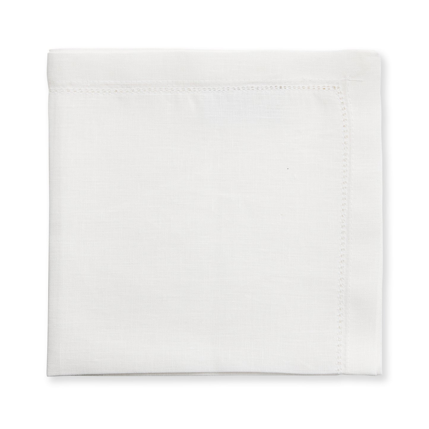 Pure Linen Tablecloth with Hemstitched Edge - White Linen Tablecloth ...