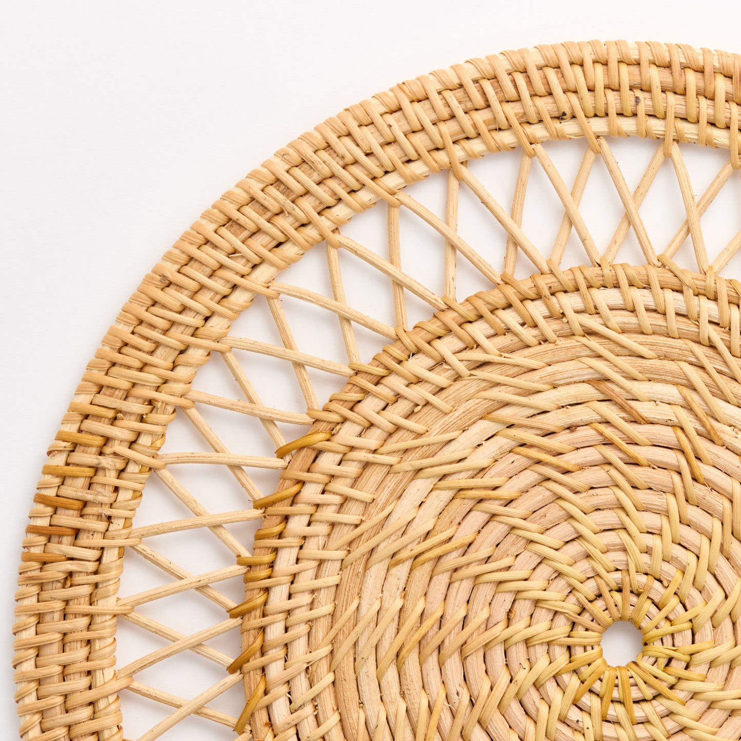 Set of 2 - Handmade Rattan Placemats